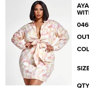 FTF- Ayana Tie Die Dress